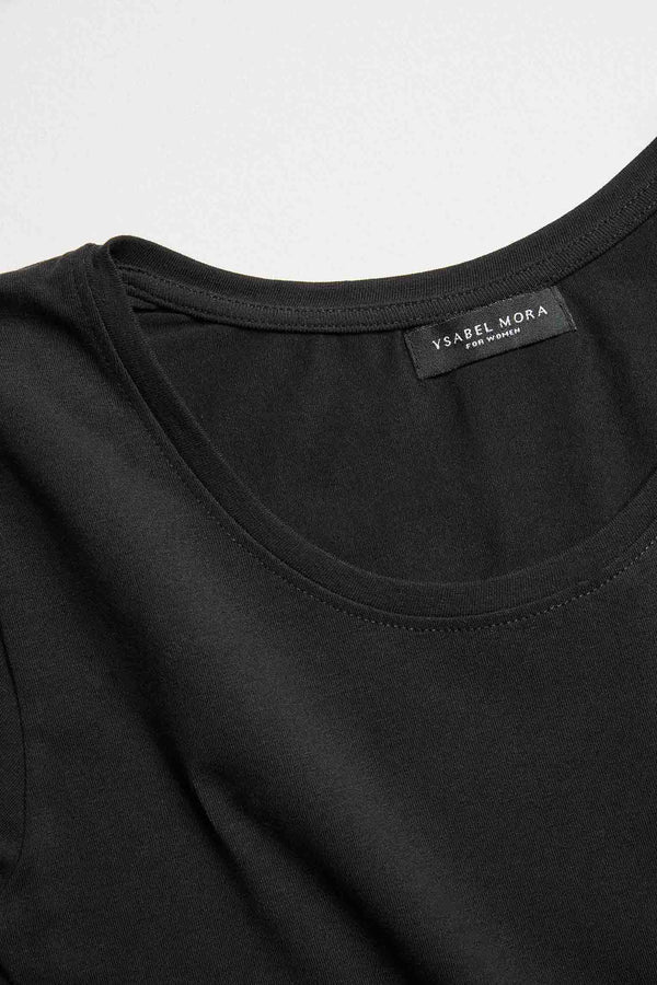 Ysabel Mora Long Sleeve Cotton Sweater