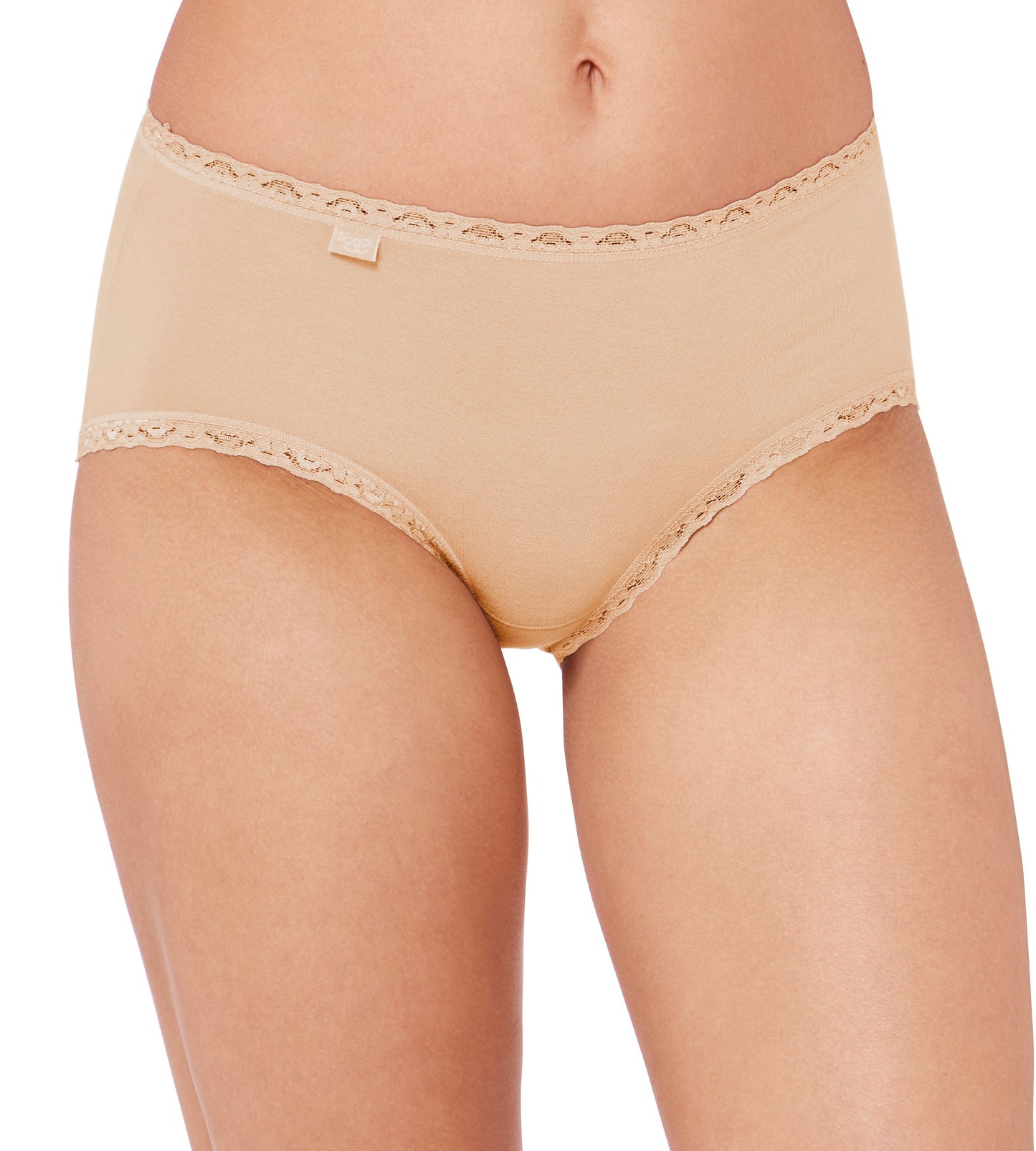 Pack 3 Sloggi 24/7 Cotton Lace Midi Briefs