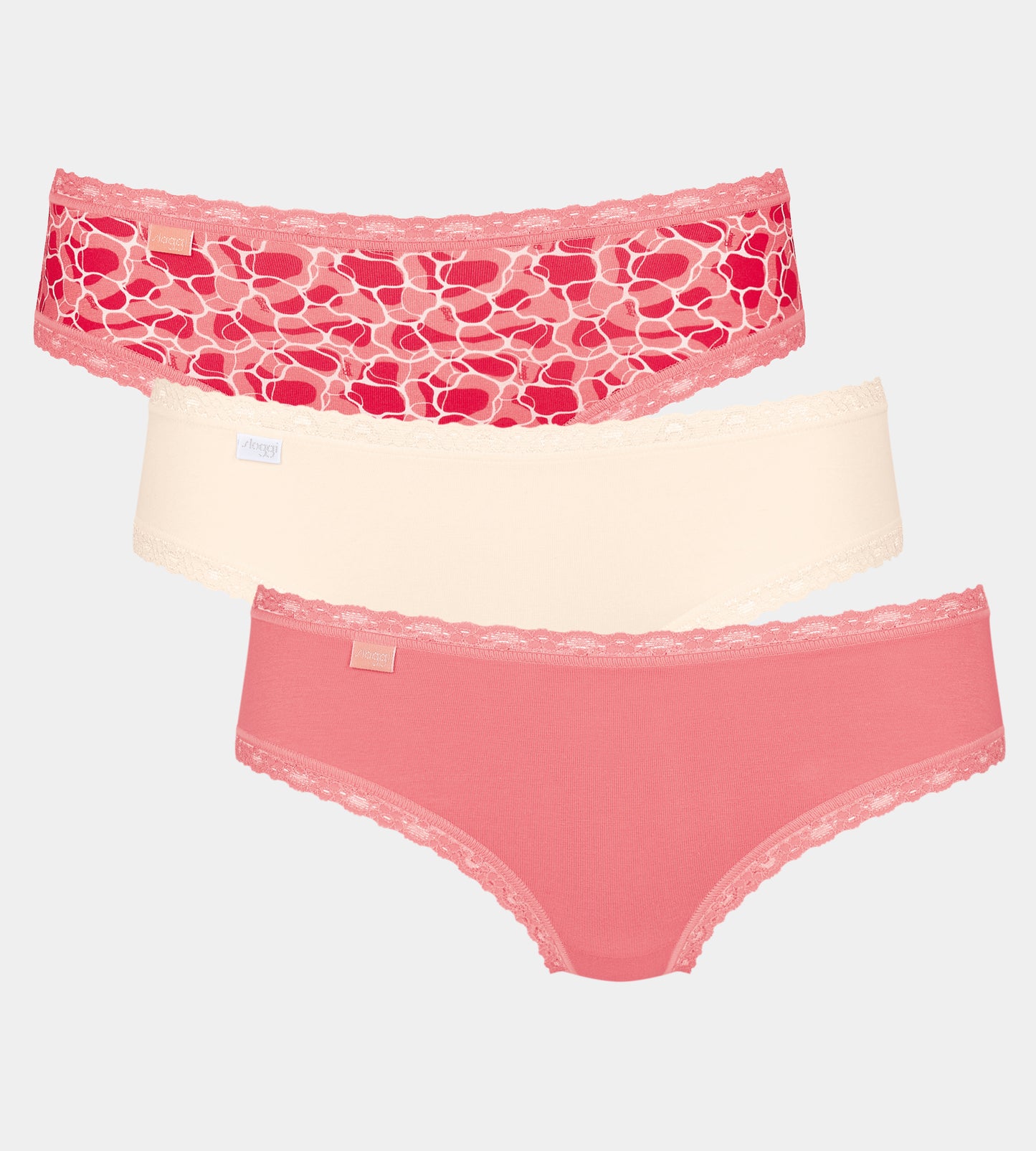Pack 3 Cuecas Sloggi 24/7 Weekend Hipster