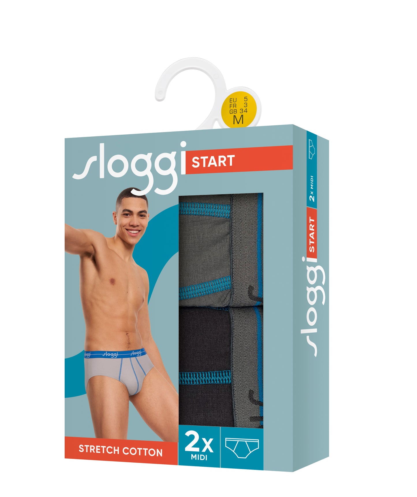 Men's Sloggi Start Midi Briefs