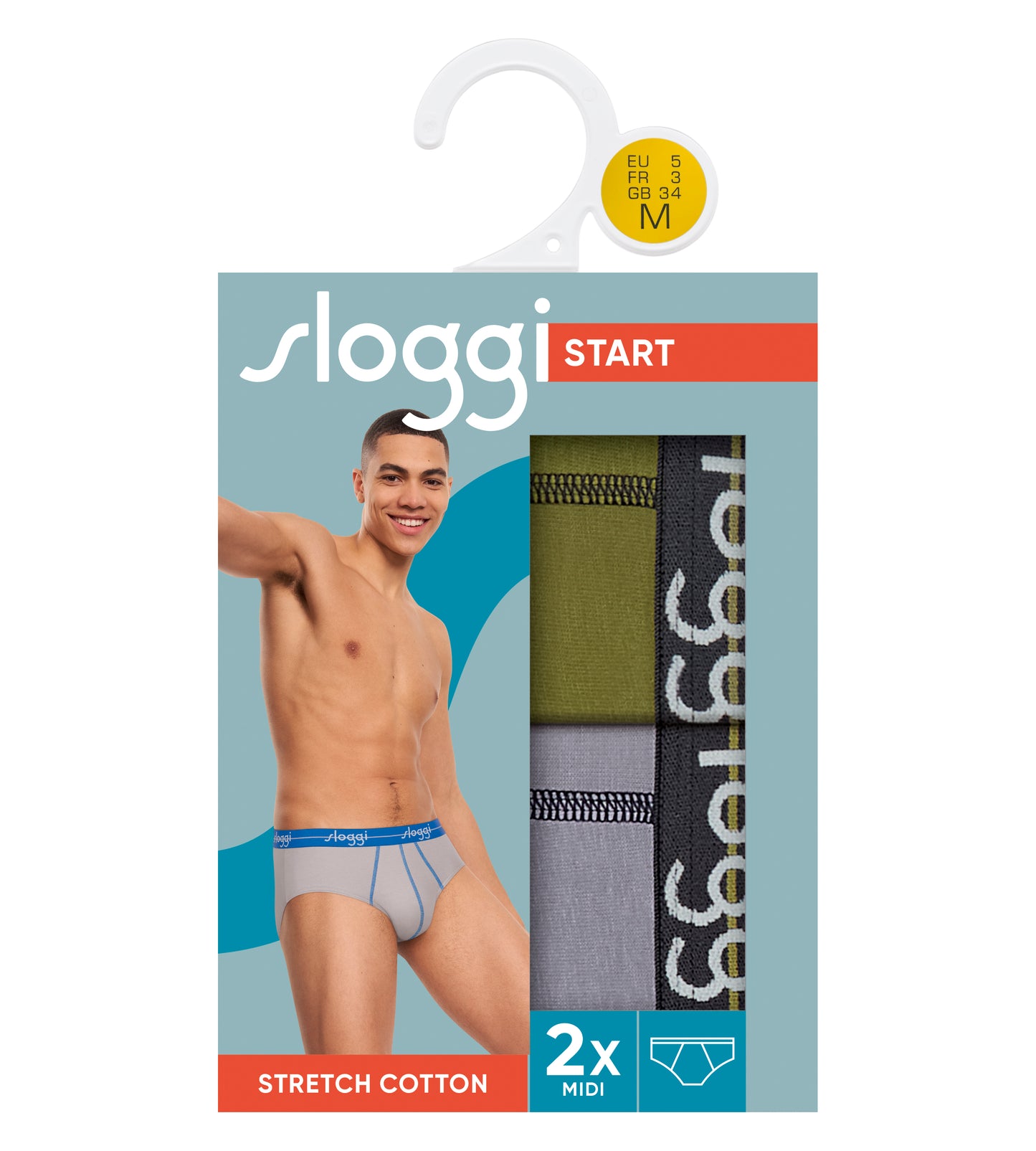 Men's Sloggi Start Midi Briefs