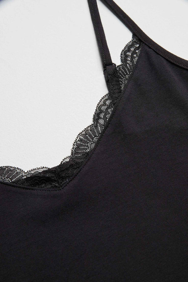 Camisola Ysabel Mora Alça Fina Algodão