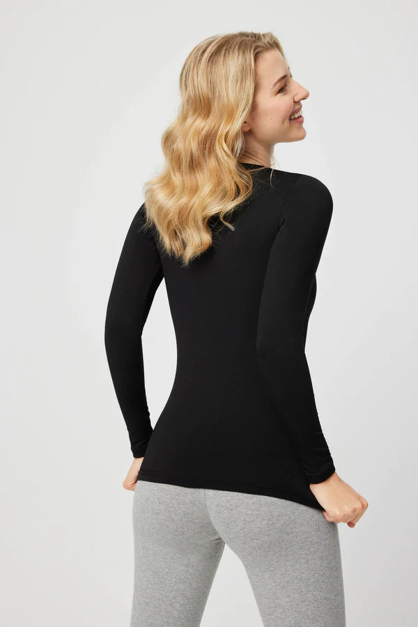 Ysabel Mora Thermal Microfiber Sweater